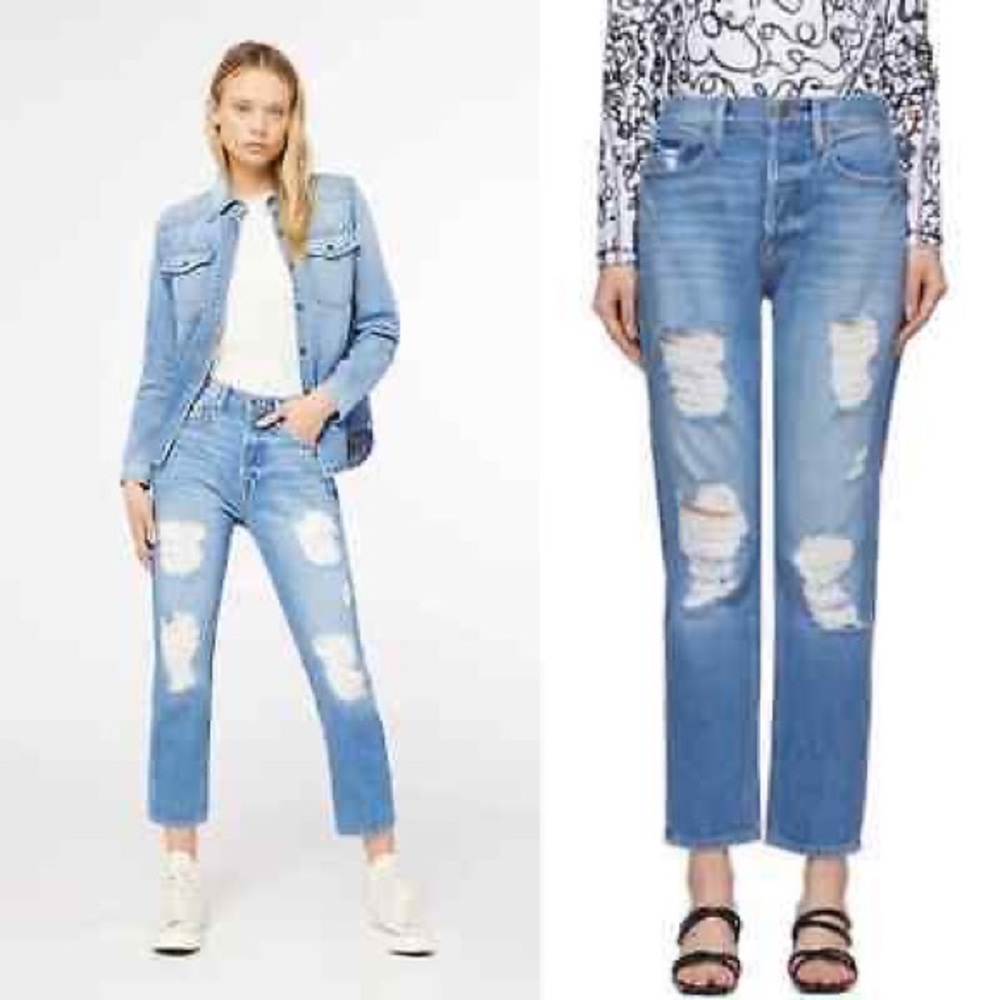 FRAME Heritage Le Original Bellflower Rip Jeans | 24